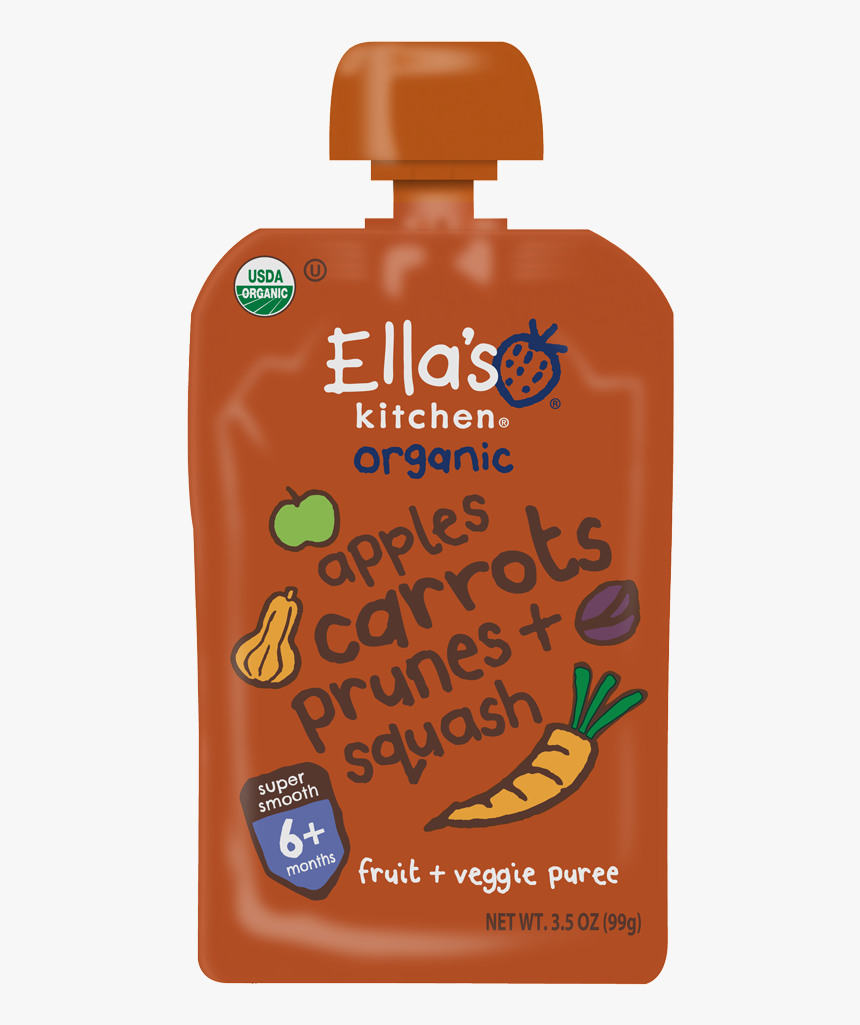 Apples Carrots Prunes Squash - Ella's Kitchen, HD Png Download, Free Download