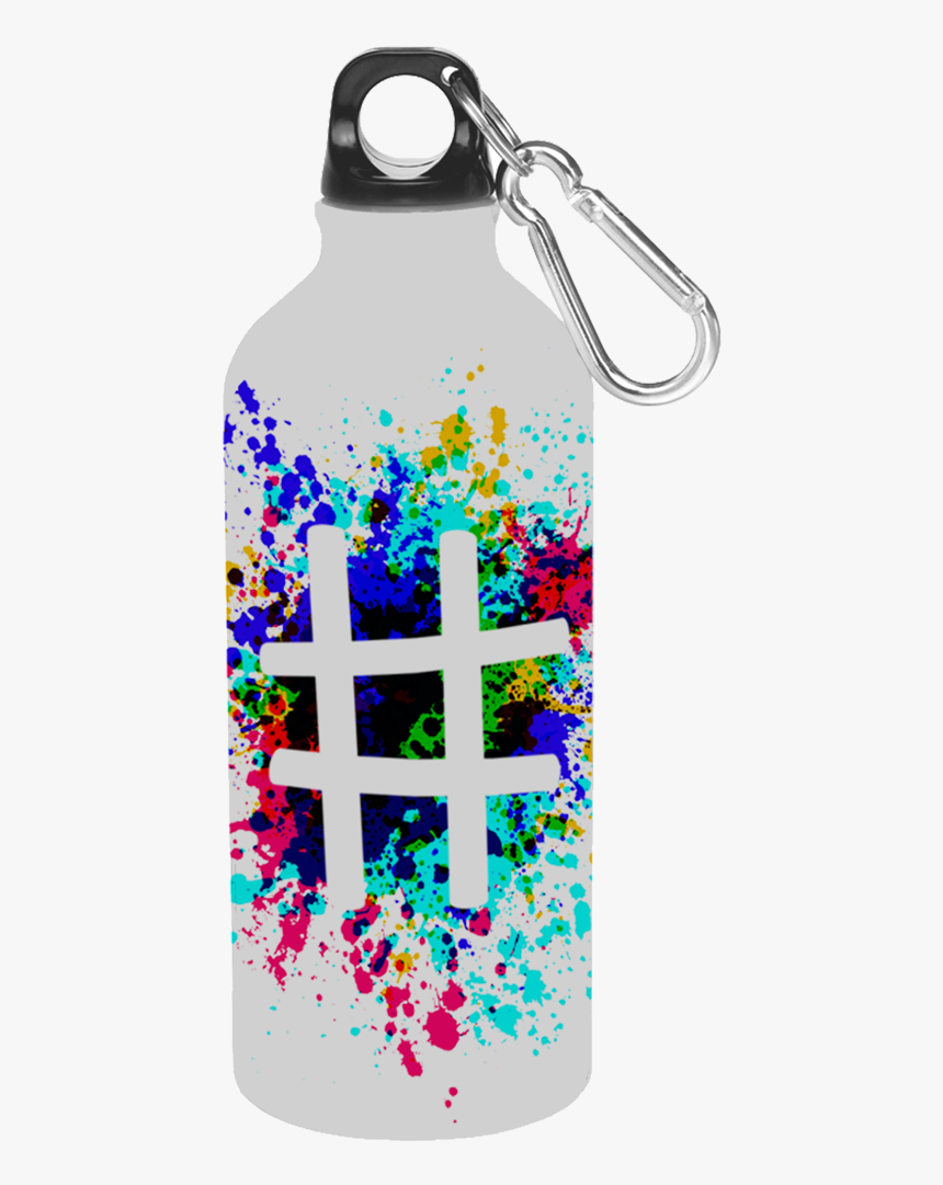 Hashtag Bottle - Water Bottle, HD Png Download, Free Download