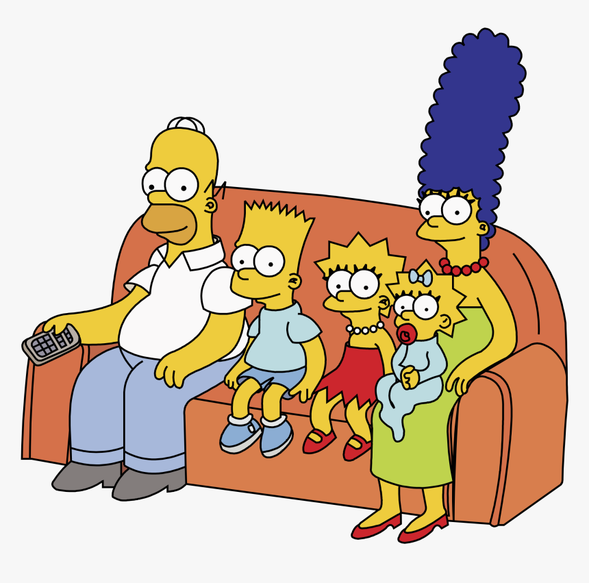 The Simpsons Logo Png Transparent - Simpson Family Png, Png Download, Free Download
