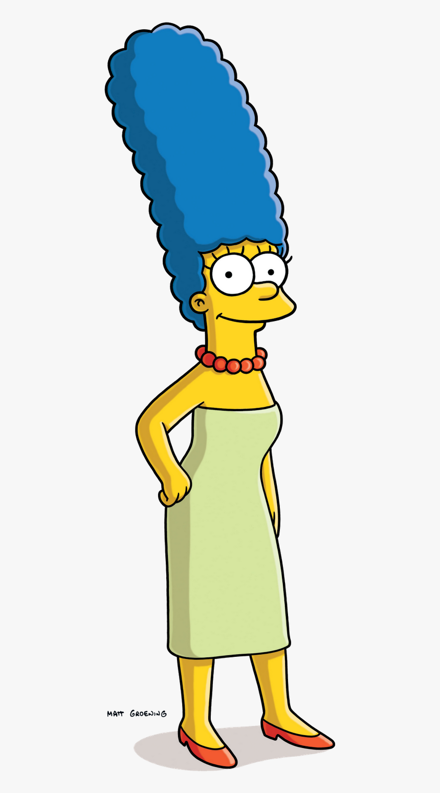 Simpsons Transparent Neon - Mom From The Simpsons, HD Png Download, Free Download