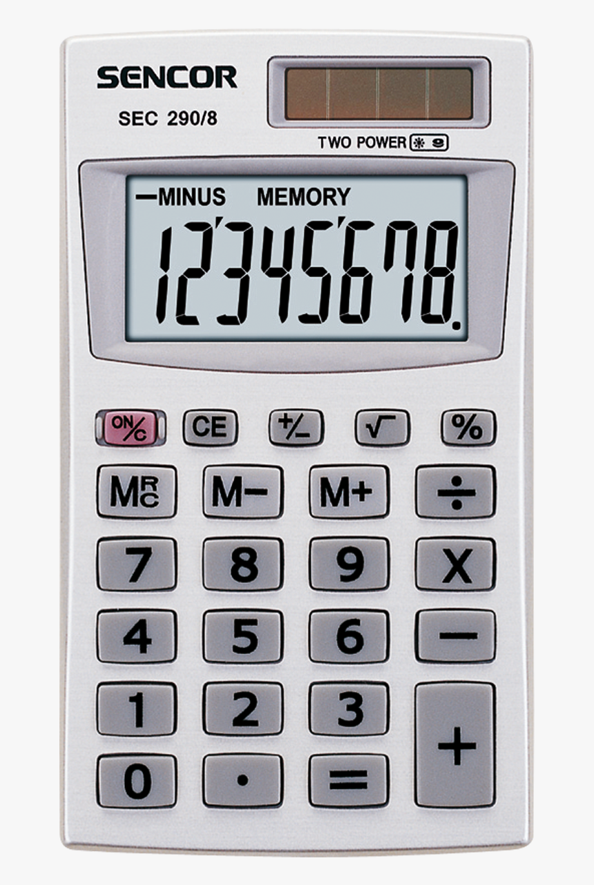 Calculator Png Image - Карманный Калькулятор, Transparent Png, Free Download