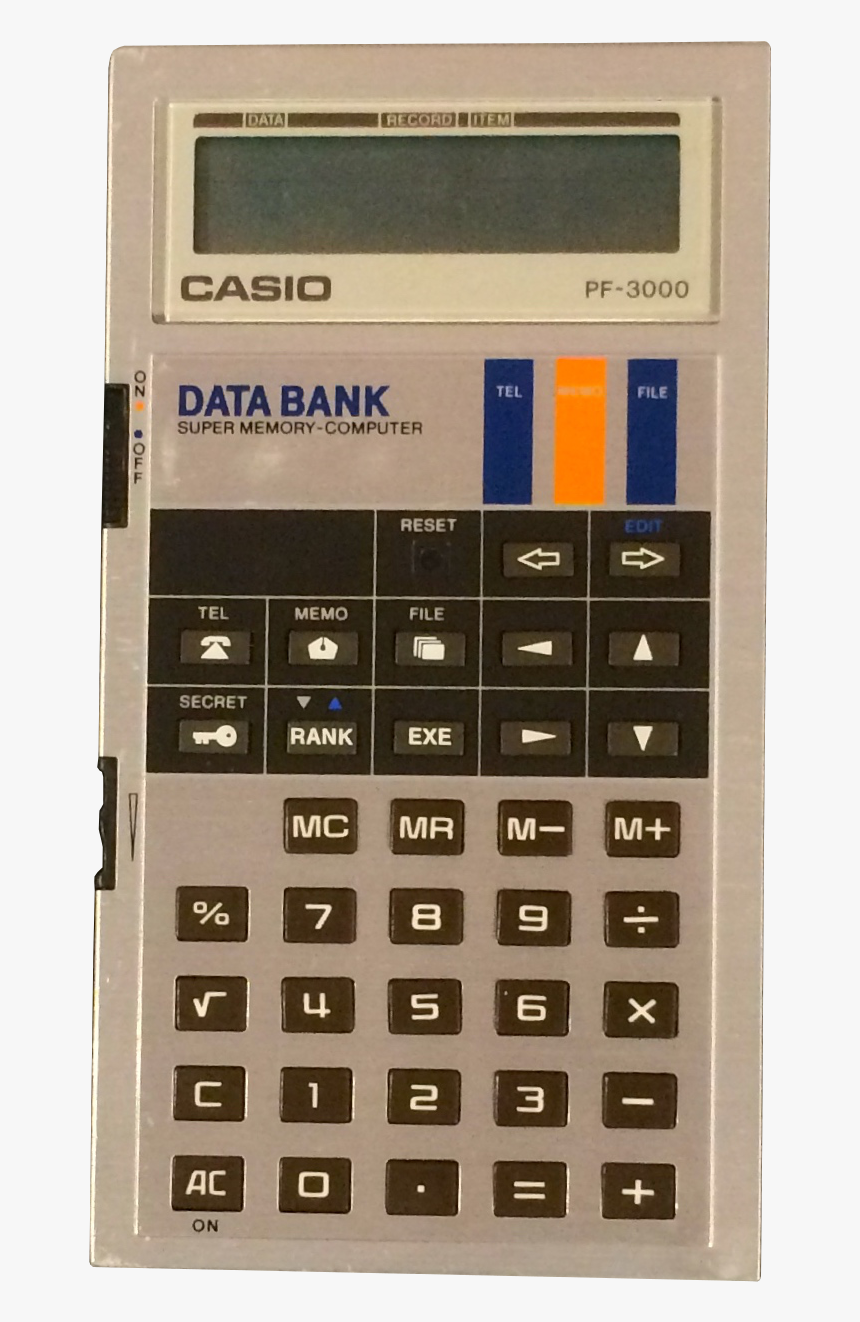 Casio Pf-3000 Calculator - Casio Lc 787c, HD Png Download, Free Download