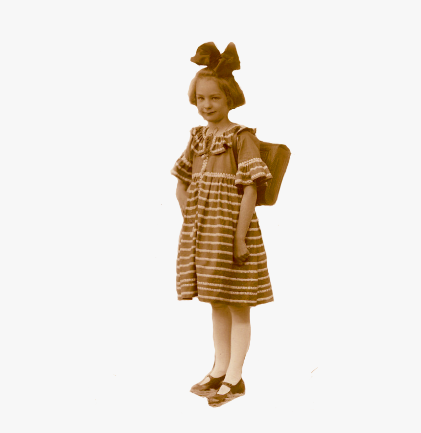 Transparent Vintage Girl Png - Little Girl Png, Png Download, Free Download