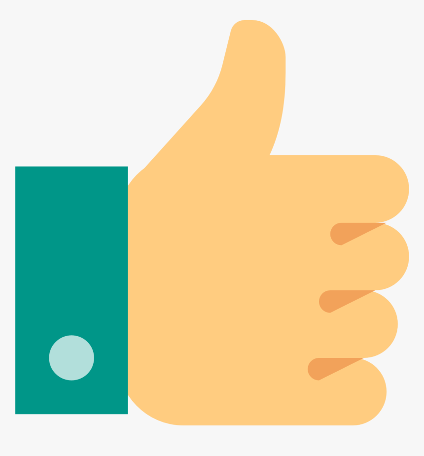 Thumb Up Icon Color - Thumbs Up Png, Transparent Png, Free Download