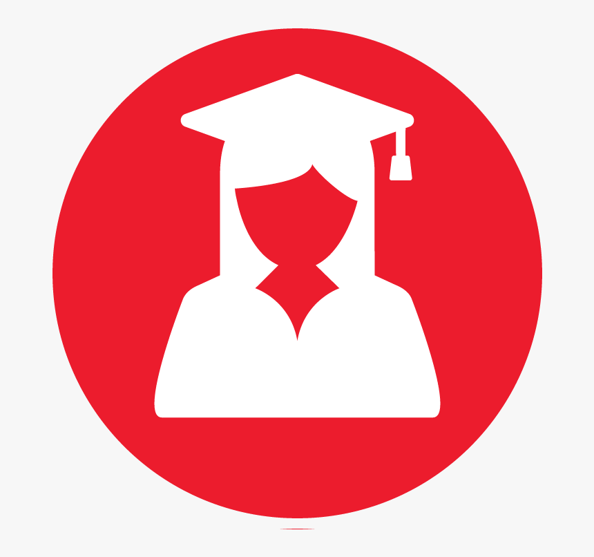 Education Icon - Arrow Down Red Icon, HD Png Download, Free Download