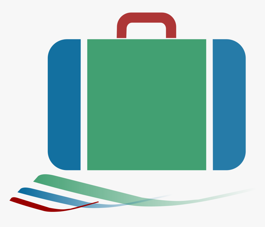 Luggage Clipart Blue Suitcase - Briefcase, HD Png Download, Free Download