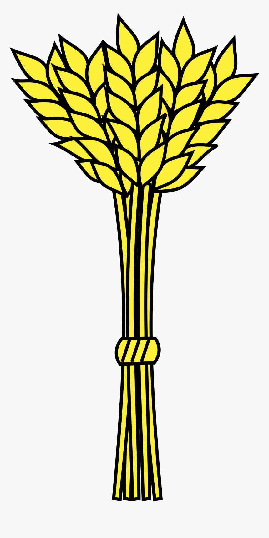 Wheat Grain Clipart Stalk Bushel Of Transparent Png - Bunch Of Wheat Clipart, Png Download, Free Download