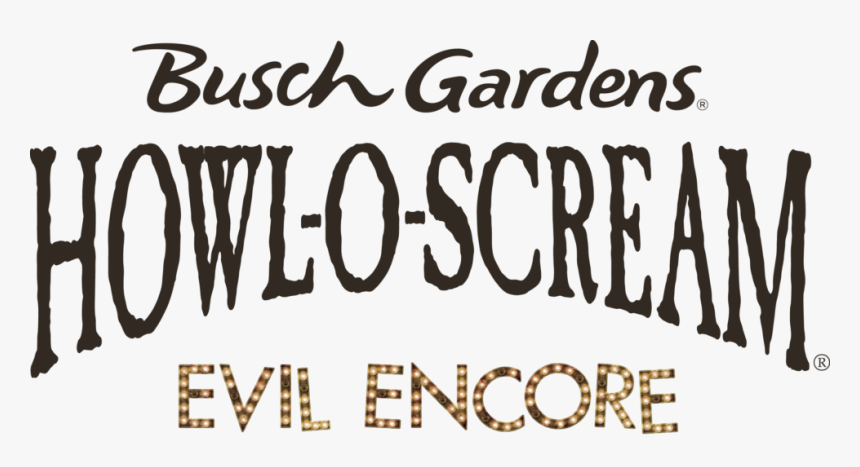 Busch Gardens Howl O Scream Logo, HD Png Download, Free Download