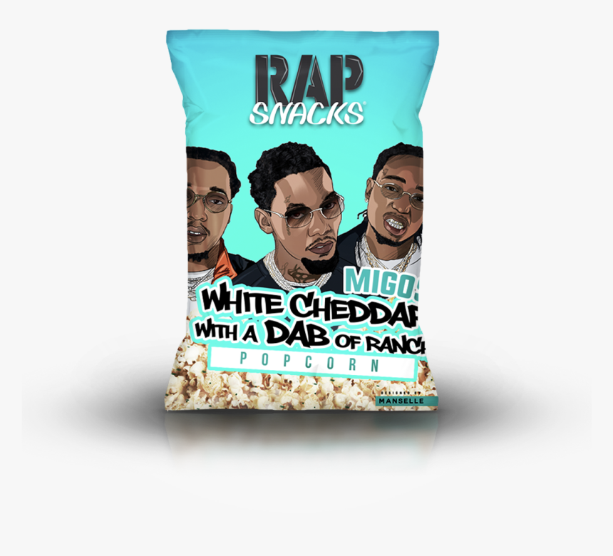 Transparent Migos Png - Migos Popcorn Rap Snacks, Png Download, Free Download