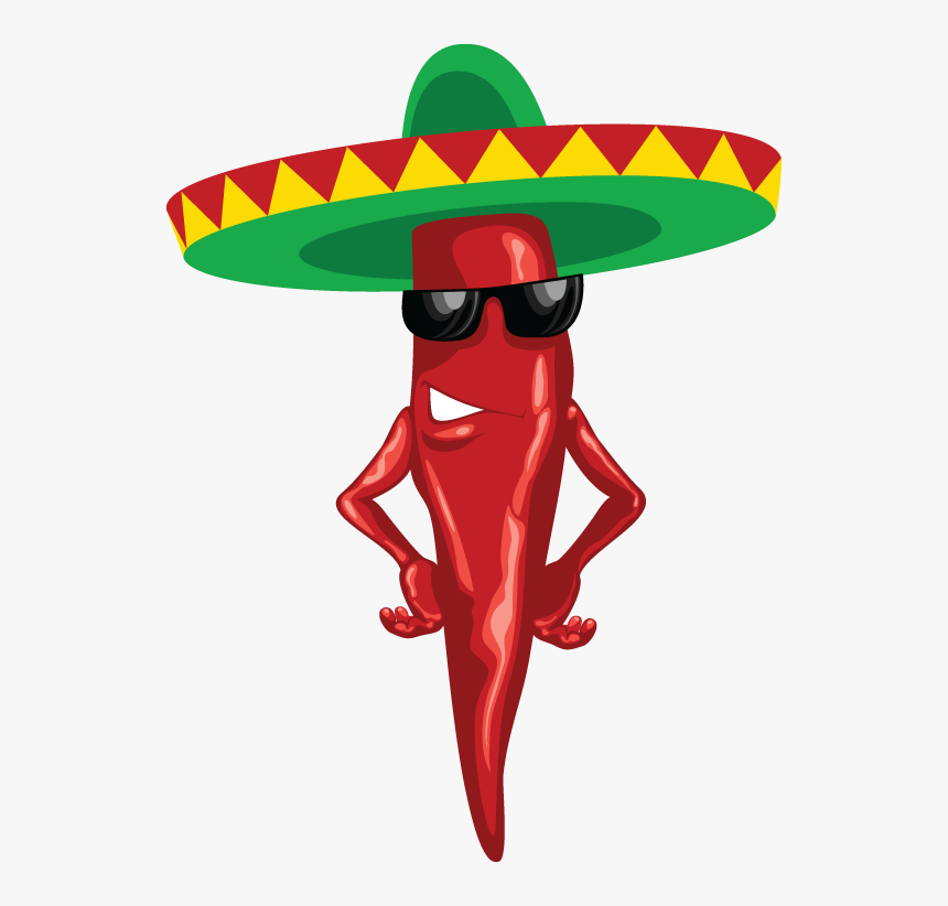 Mexican Png - Cartoon Chilli, Transparent Png, Free Download