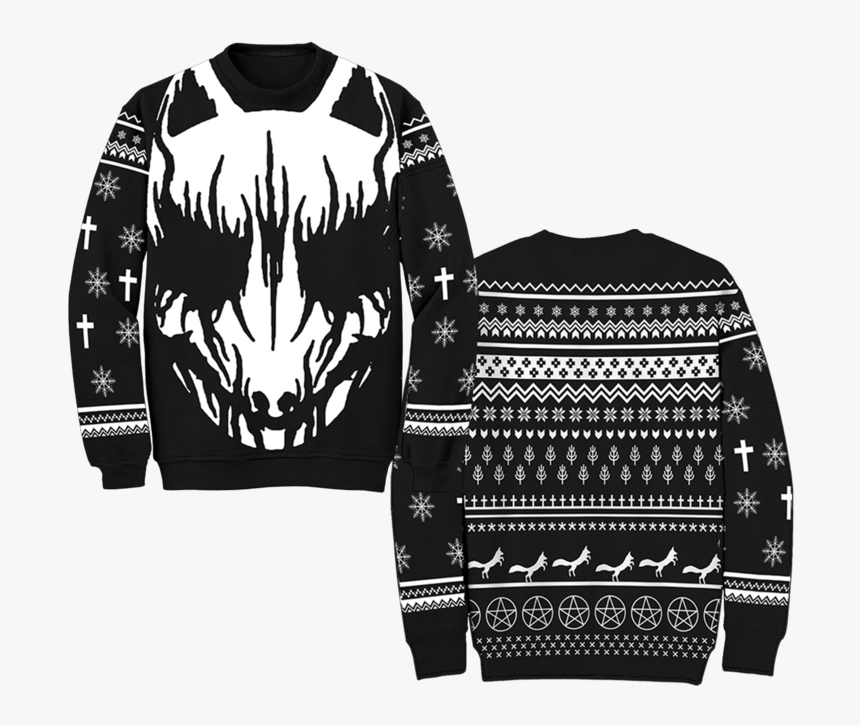 Black And White Ugly Christmas Sweater, HD Png Download, Free Download