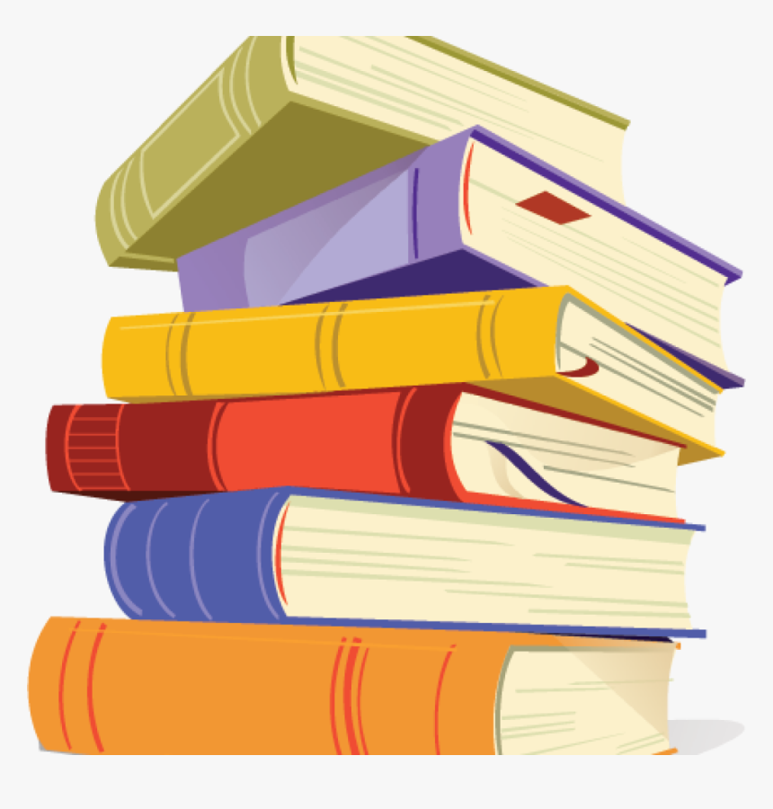 Stack Of Books Clipart Png - Vector Book Stack Png, Transparent Png ...