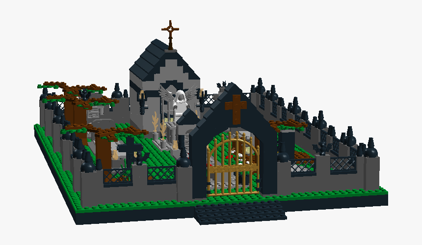 Modular Graveyard - Lego Graveyard Moc, HD Png Download, Free Download