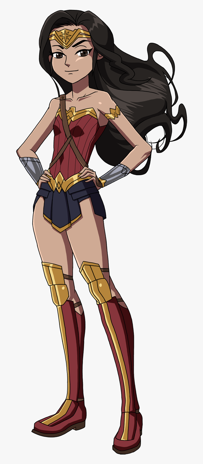 Loli Wonder Woman Loves Justice By Glee Chan Wonder Woman Loli Hd Png Download Kindpng