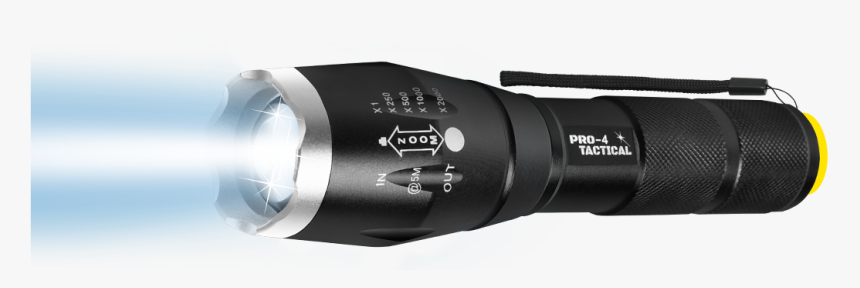 Pro 4 Tactical Flashlight - Flashlight, HD Png Download, Free Download