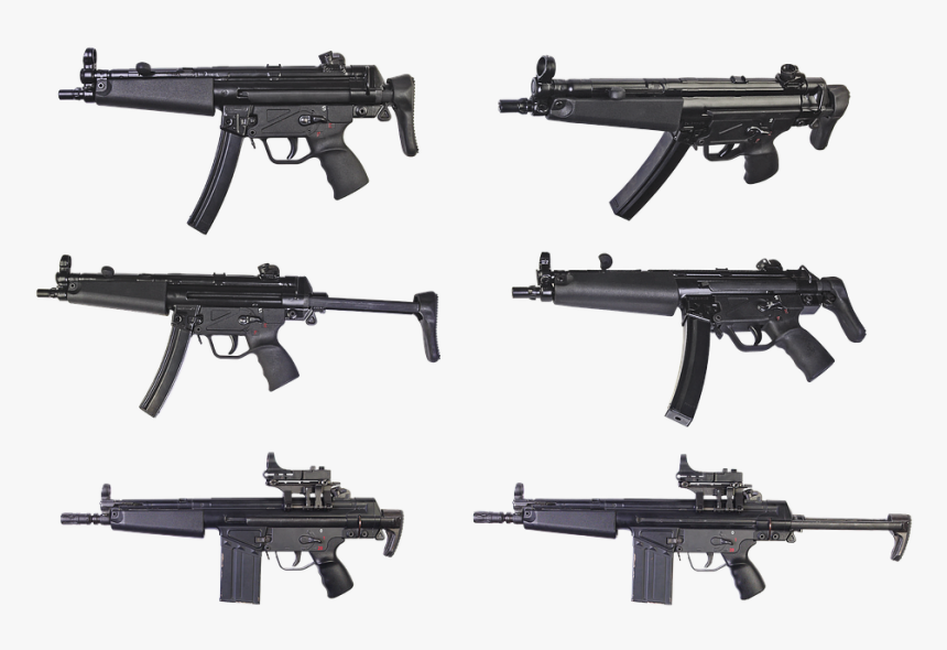 The Gun, Heckler Koch, Automatic, Portable, Weapons - Mp5, HD Png Download, Free Download