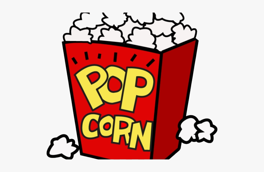 Popcorn Retro Clipart Clip Art Movie Transparent Png - Popcorn Movie Night Clipart, Png Download, Free Download