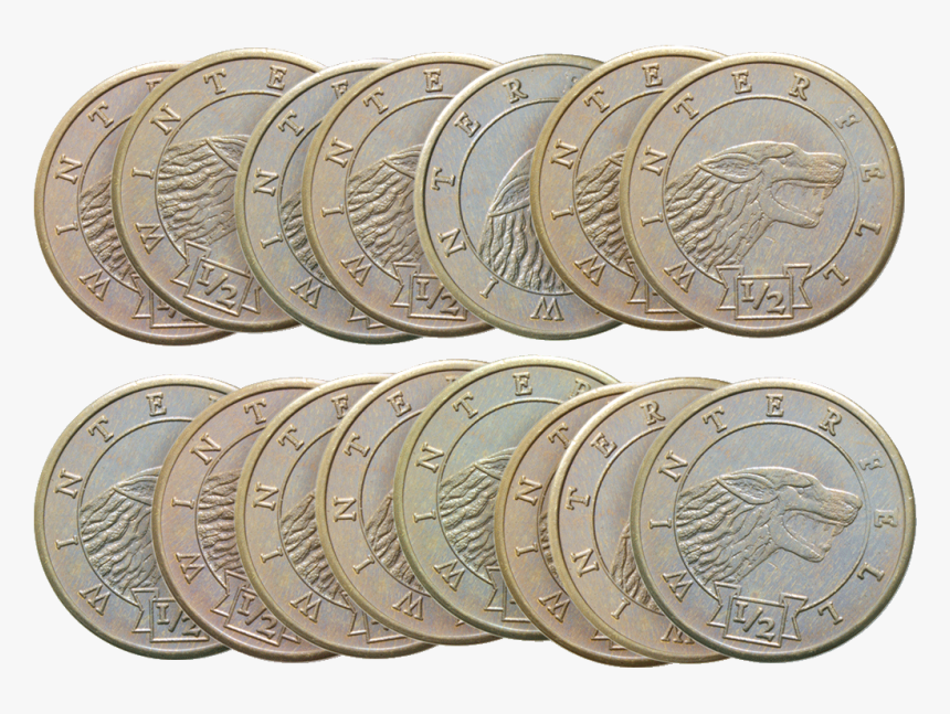 15 Rickard Stark Half-pennies Gaming Coins , Png Download - Coin, Transparent Png, Free Download