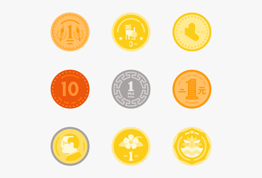 Asia Coins - Circle, HD Png Download, Free Download