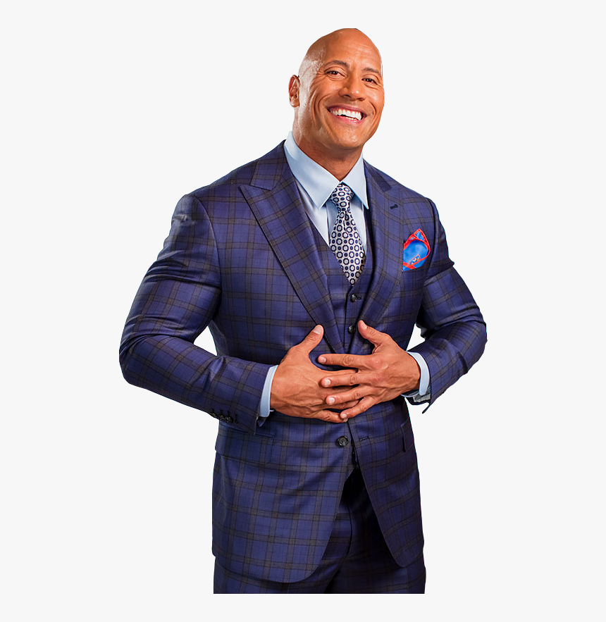 Dwayne Johnson In A Suit