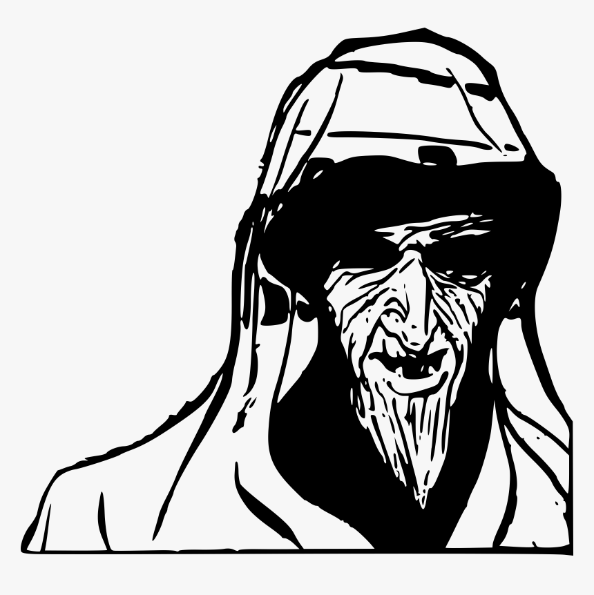 Scary Old Man Clip Arts - Drawing Of Scary Man, HD Png Download, Free Download