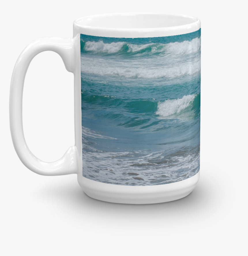 15oz Ocean Waves Mug - Beer Stein, HD Png Download, Free Download