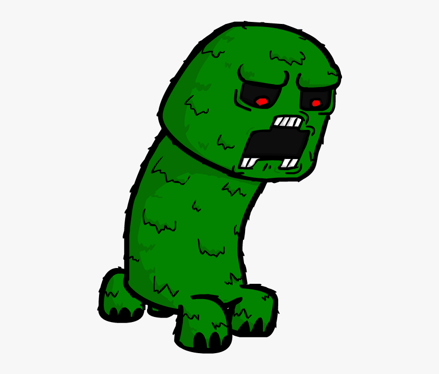 Transparent Creeper Png - Creeper Cartoon Png, Png Download, Free Download