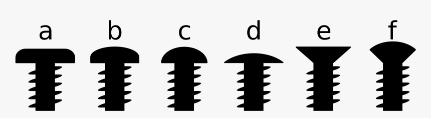 Screw Head Types, HD Png Download, Free Download