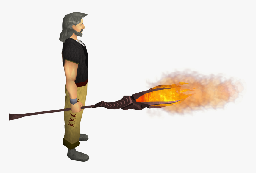 Fire Staff Png - Fire Battlestaff, Transparent Png, Free Download