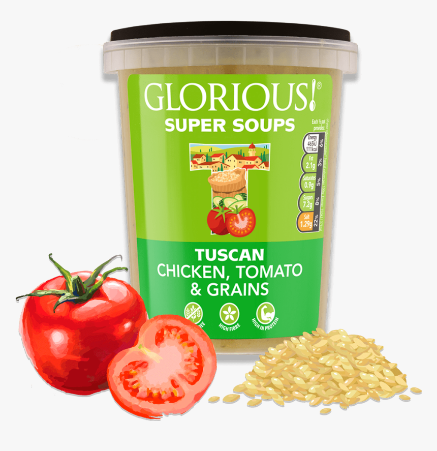 A Chicken And Grain Soup Bursting With Tomatoes And - Plum Tomato, HD Png Download, Free Download