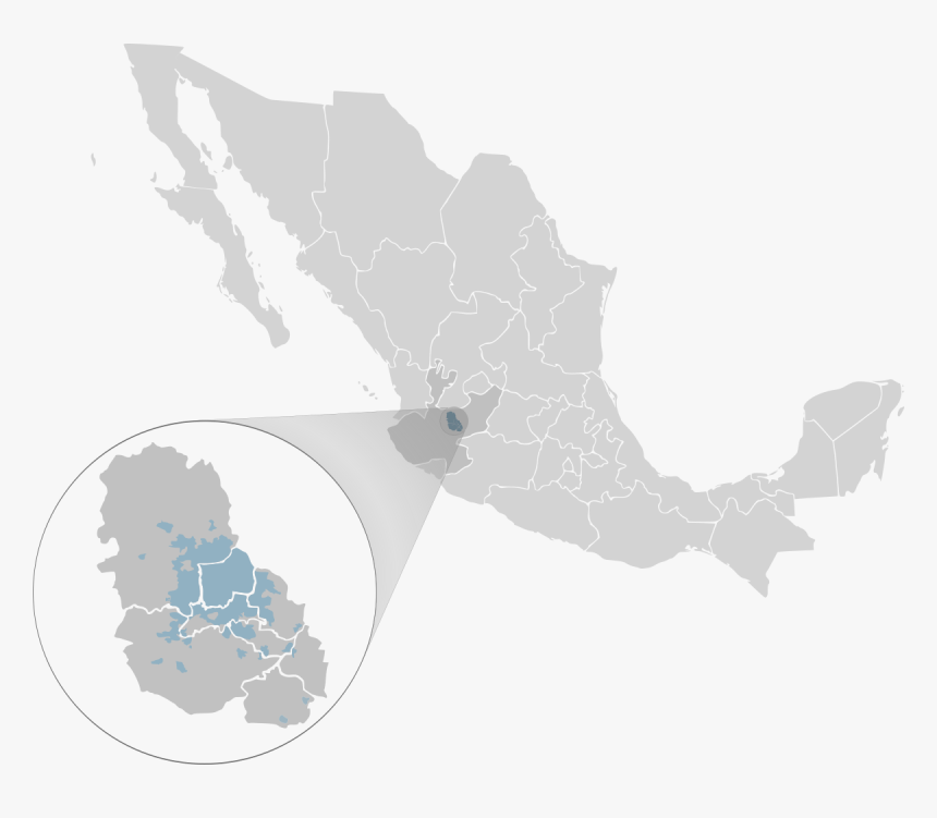 Blank Mexico Map Png, Transparent Png, Free Download