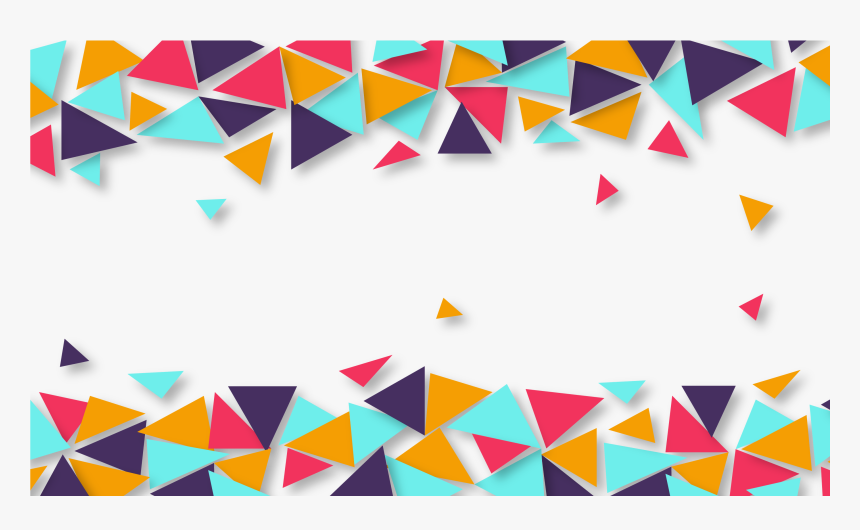 Geometry Triangle Trigonometry Block - Triangles Border Png, Transparent Png, Free Download