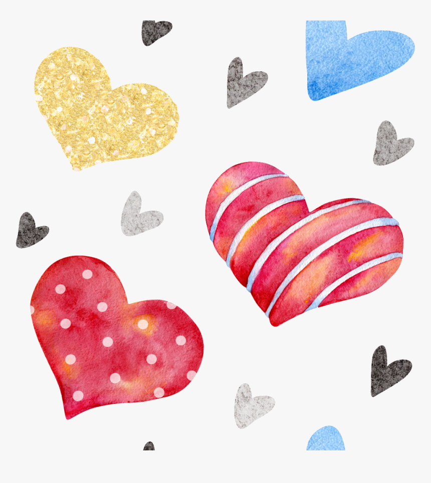 Romantic Love Heart Background Valentine Background - Heart, HD Png Download, Free Download