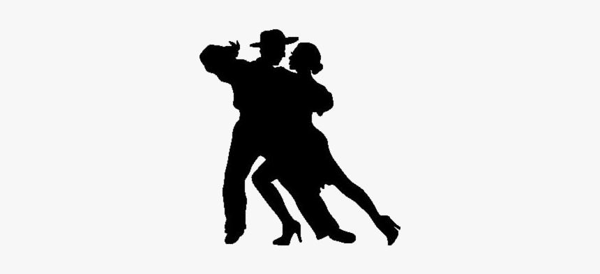 Romantic Ballroom Dancing Png Logo - Silhouette, Transparent Png, Free Download