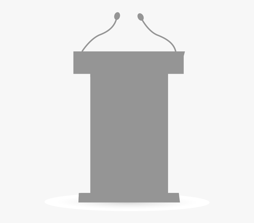 Politics Person Standing Before Mic Png Download - Podium Png Transparent, Png Download, Free Download