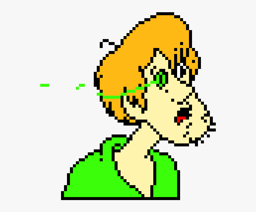 Minecraft Pixel Art Shaggy, HD Png Download, Free Download