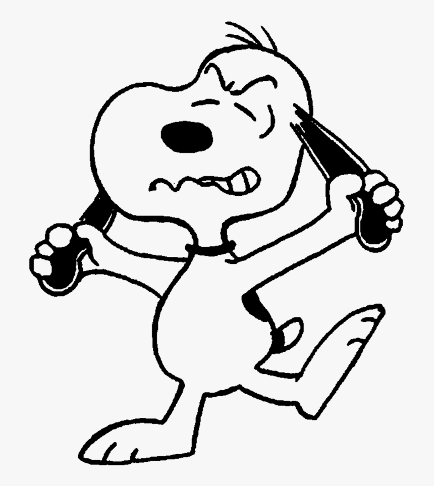 Picture Transparent Library Snoopy Charlie Brown Woodstock Snoopy Angry Hd Png Download Kindpng