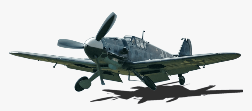 Aviones El Messerschmitt Bf - World War 2 Plane Silhouettes, HD Png Download, Free Download