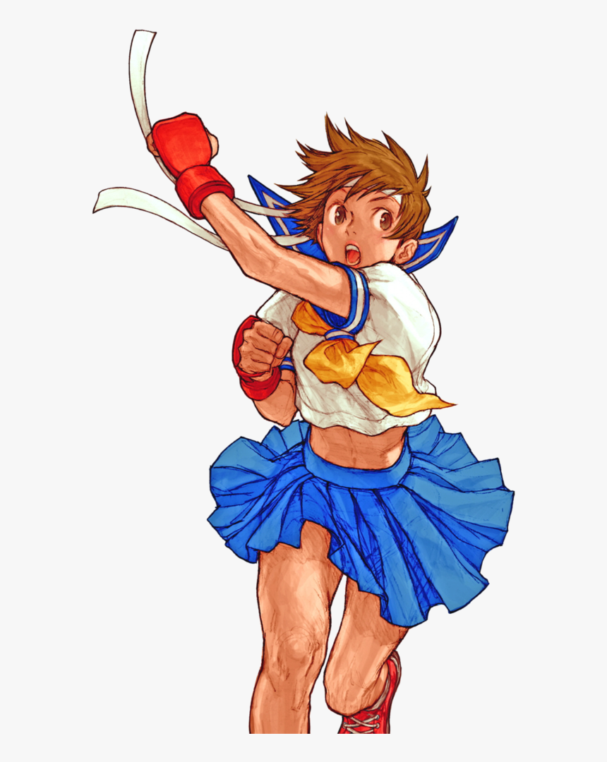 Street Fighter Sakura Png - Sakura Kasugano, Transparent Png, Free Download