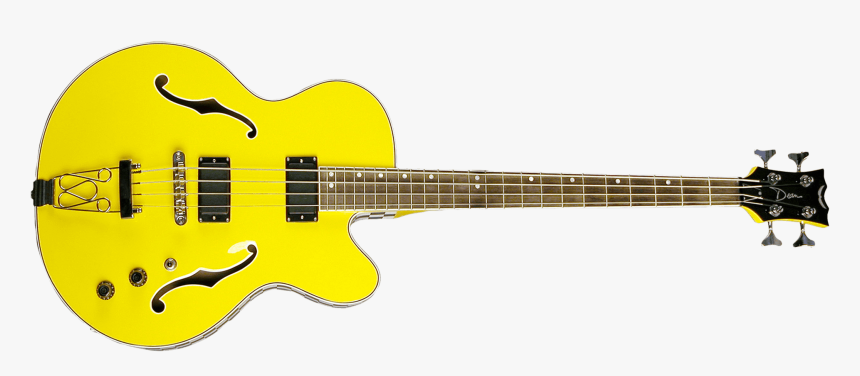 Stylist Cabbie Electric Bass - Yellow Guitar Png, Transparent Png, Free Download