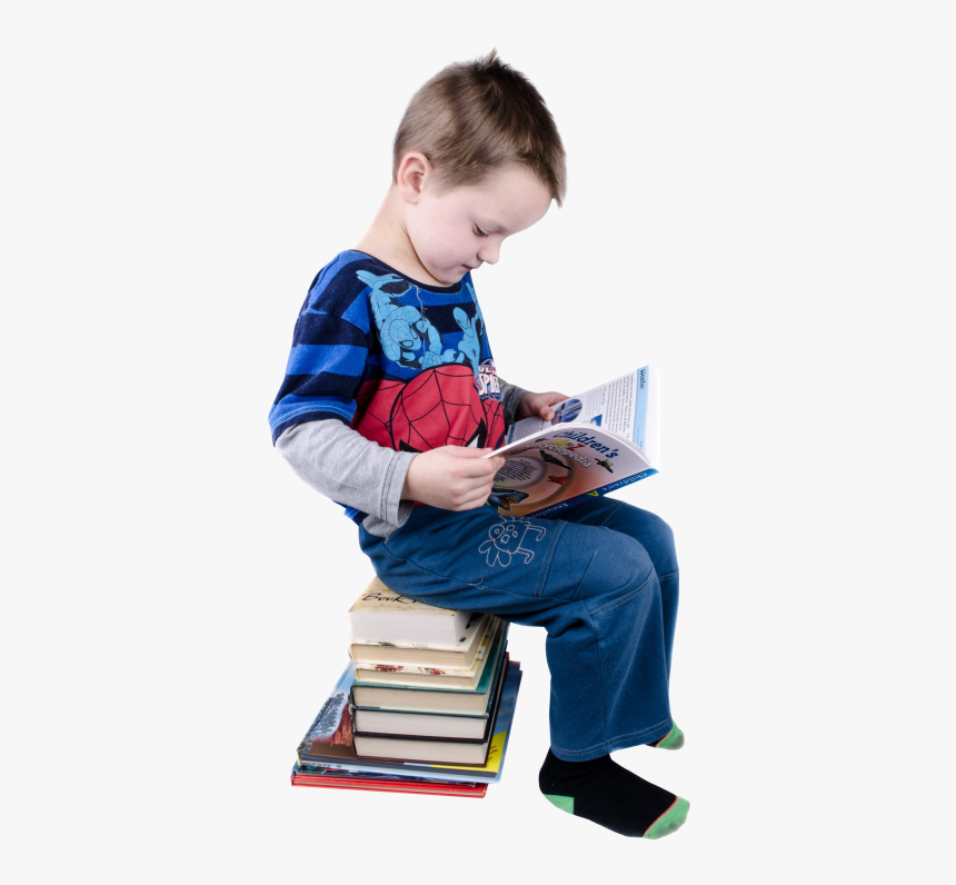 Boy Reading Png, Transparent Png, Free Download