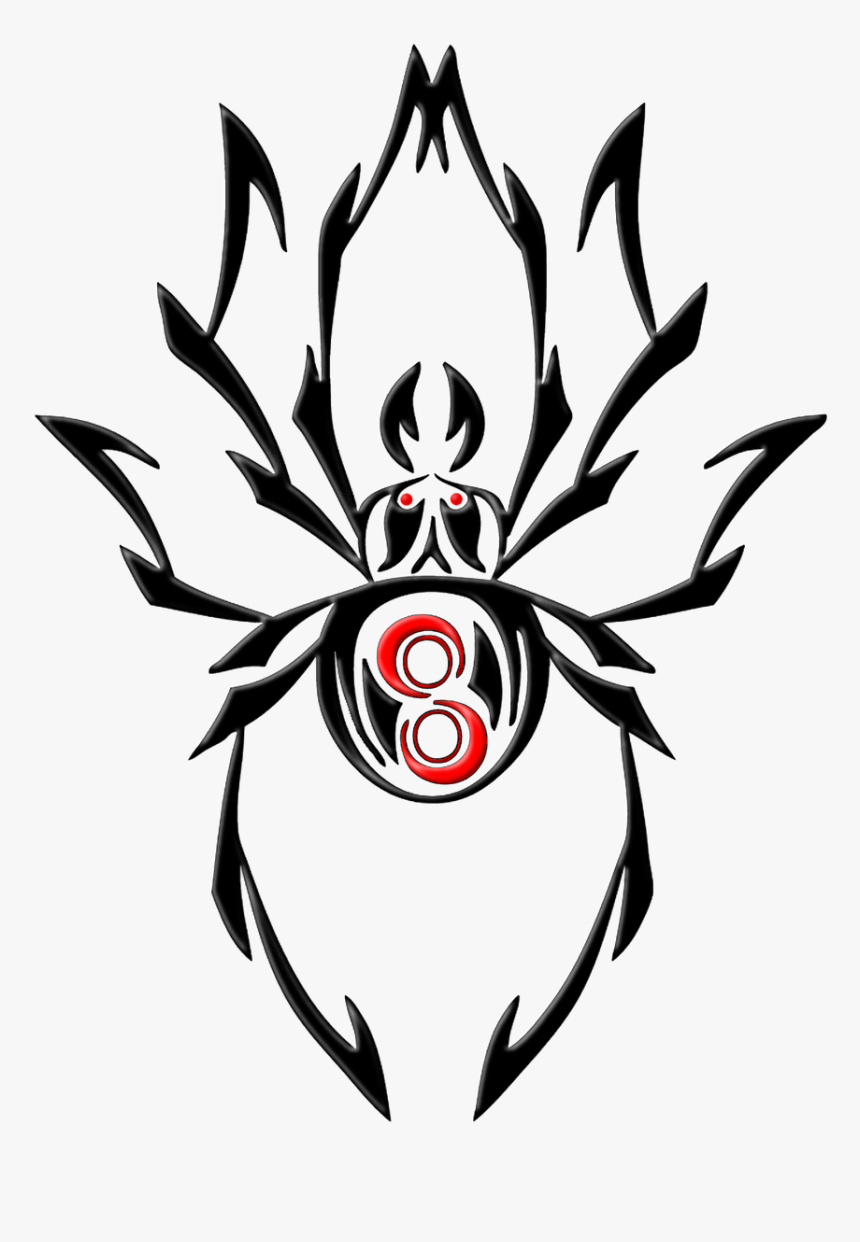 Tribal Spider - Tattoo Design Stock Illustration - Illustration of  silhouette, tattoo: 20518527