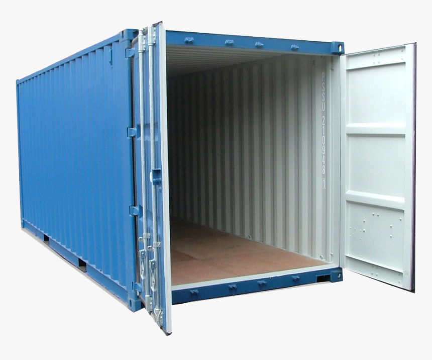 Blue Shipping Container Png Image - Container Png, Transparent Png, Free Download