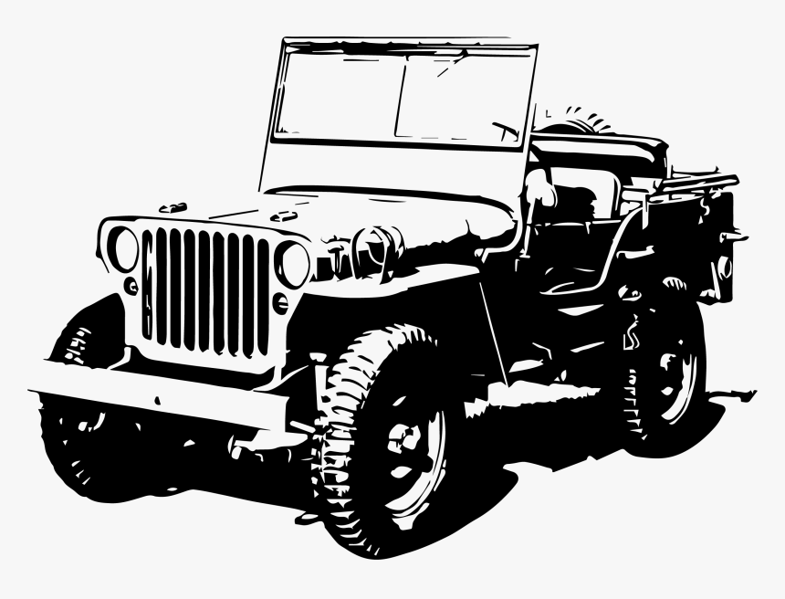 Jeep Wrangler Willys Mb Jeep Liberty Willys Jeep Truck - Willys Jeep Clip Art, HD Png Download, Free Download