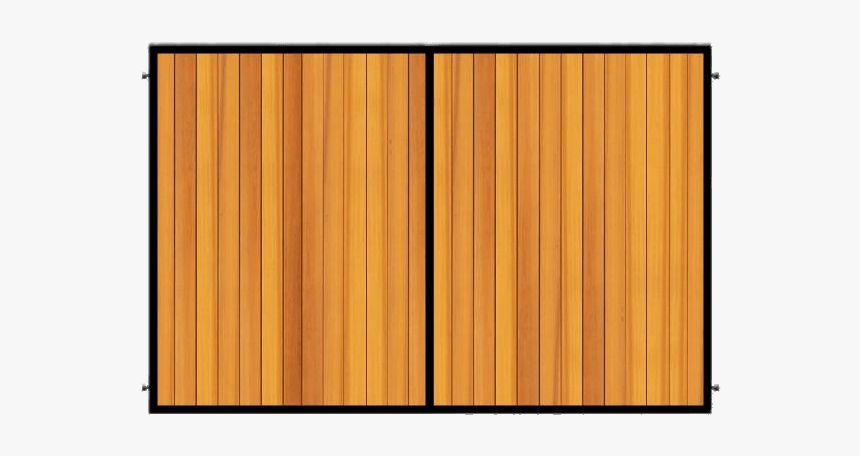 Metal Framed Wooden Gate - Wood Gate Png, Transparent Png, Free Download