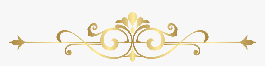 Decorative Clipart Decoration - Decorative Gold Line Png, Transparent Png, Free Download