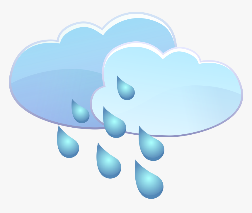 Clouds And Rain Drops Weather Icon Png Clip Art, Transparent Png, Free Download