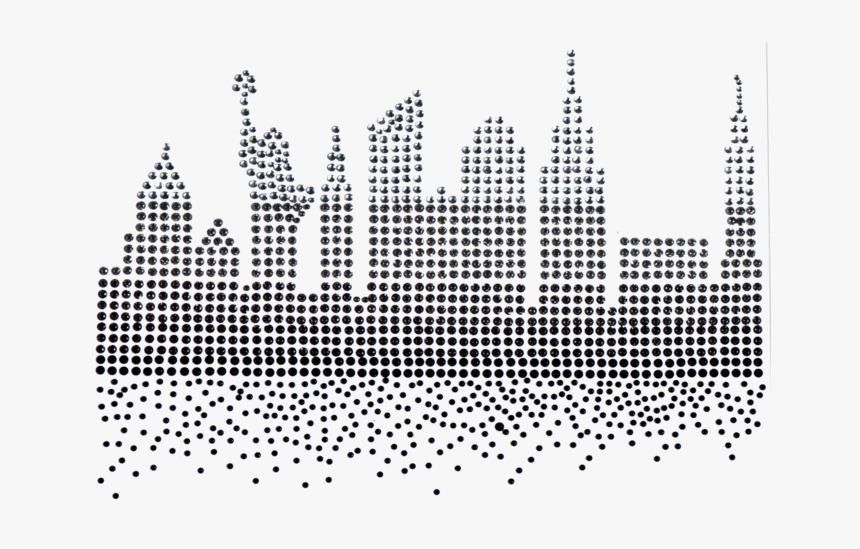 New York Cty Skyline In Crystals - Skyline, HD Png Download, Free Download