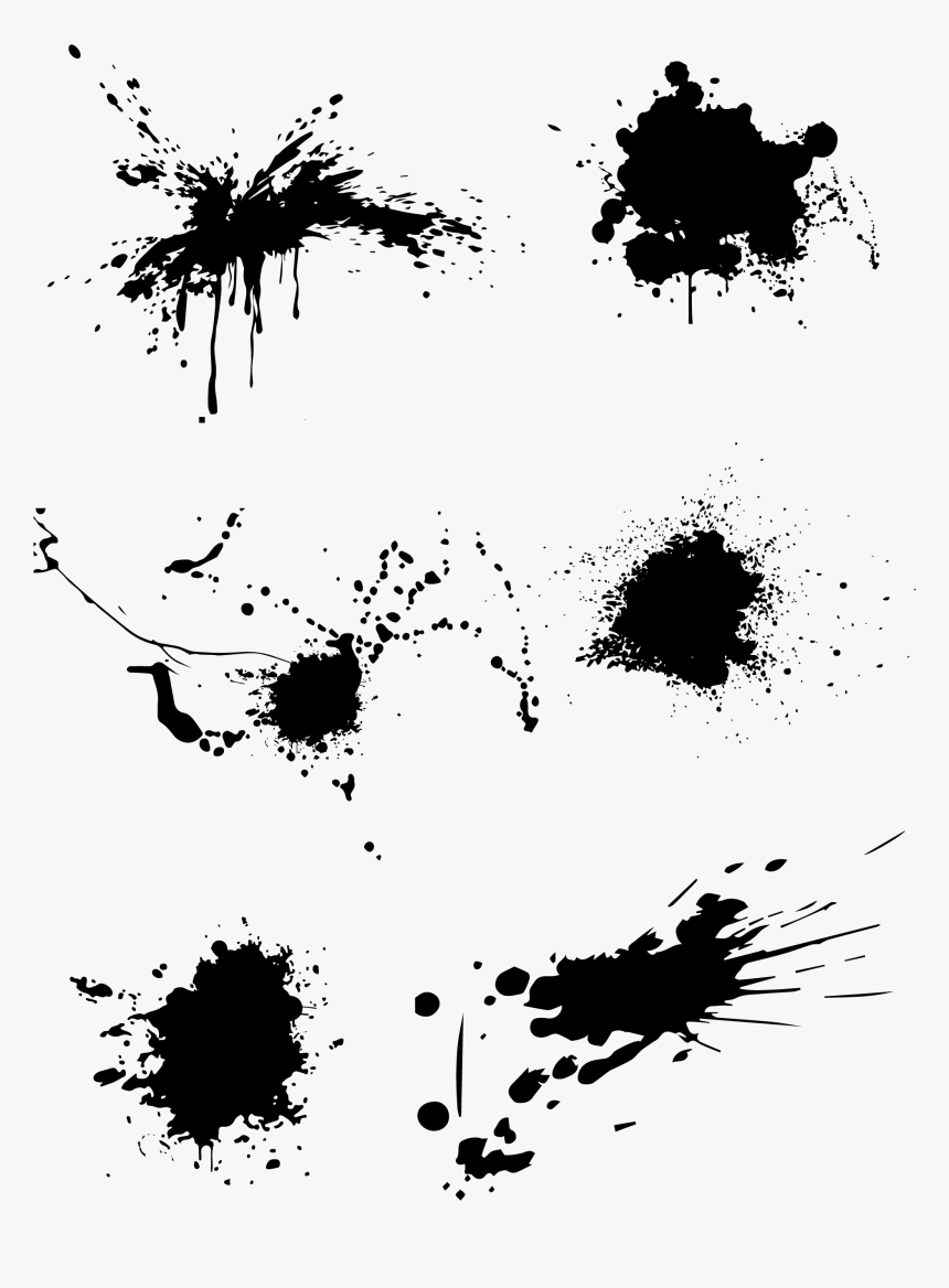 Ink Splash Style Vector Png And Image - - Paint Splash, Transparent Png, Free Download