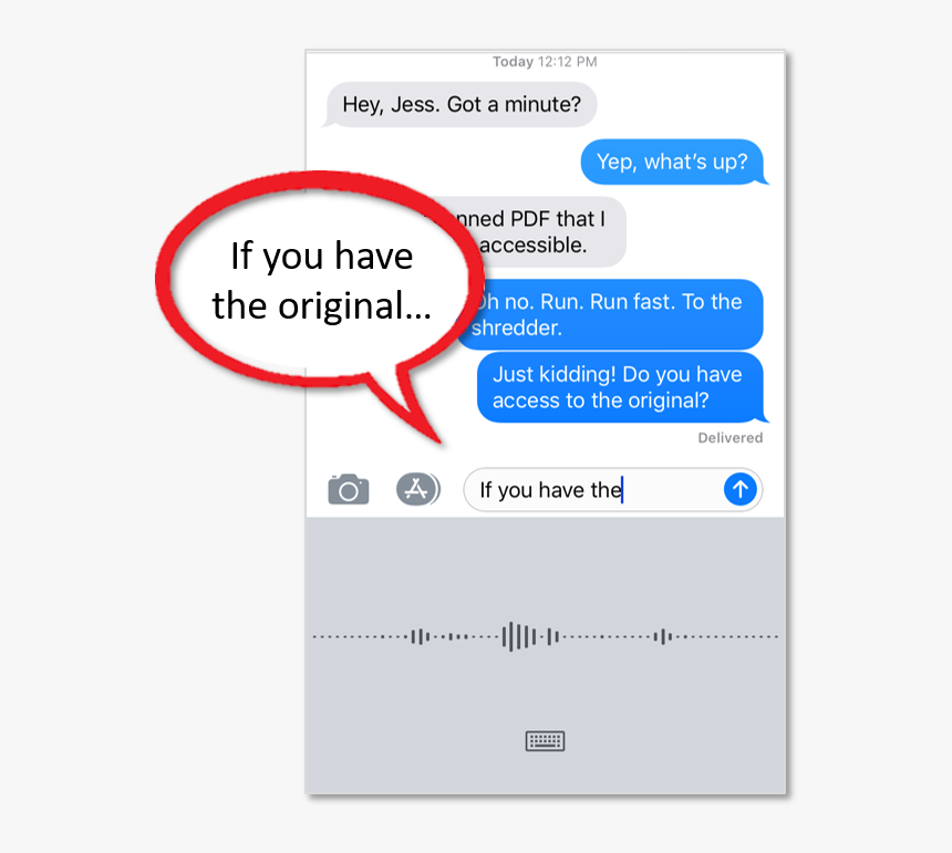 Screenshot Of An Iphone Text Conversation About Scanned, HD Png Download, Free Download